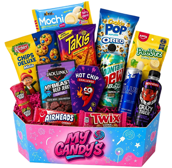 Méga Box My Candy's — pleine de snacks